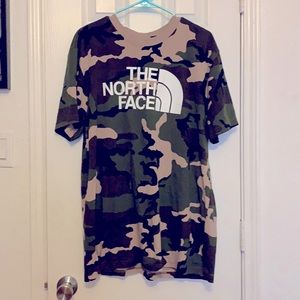 The north face camouflage shirt